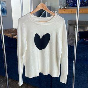 Loft heart sweater